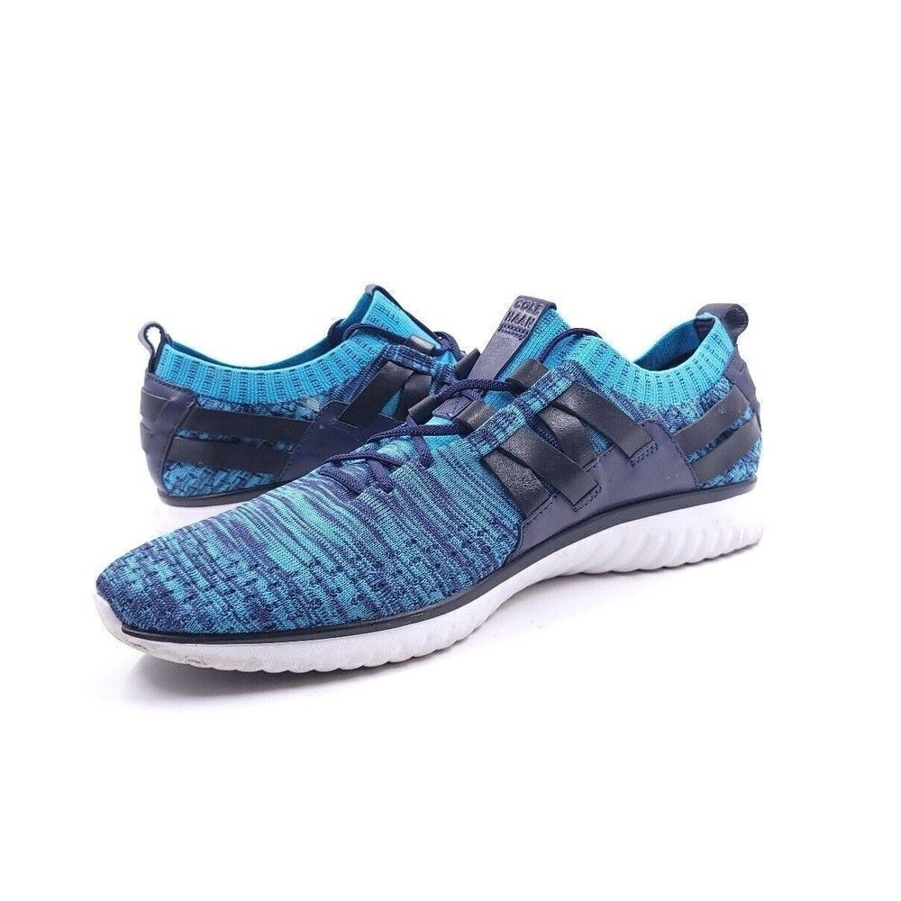 Cole Haan Grandmotion Woven Stitchlite Marine Bluefish Shoes Mens 11.5 C27738